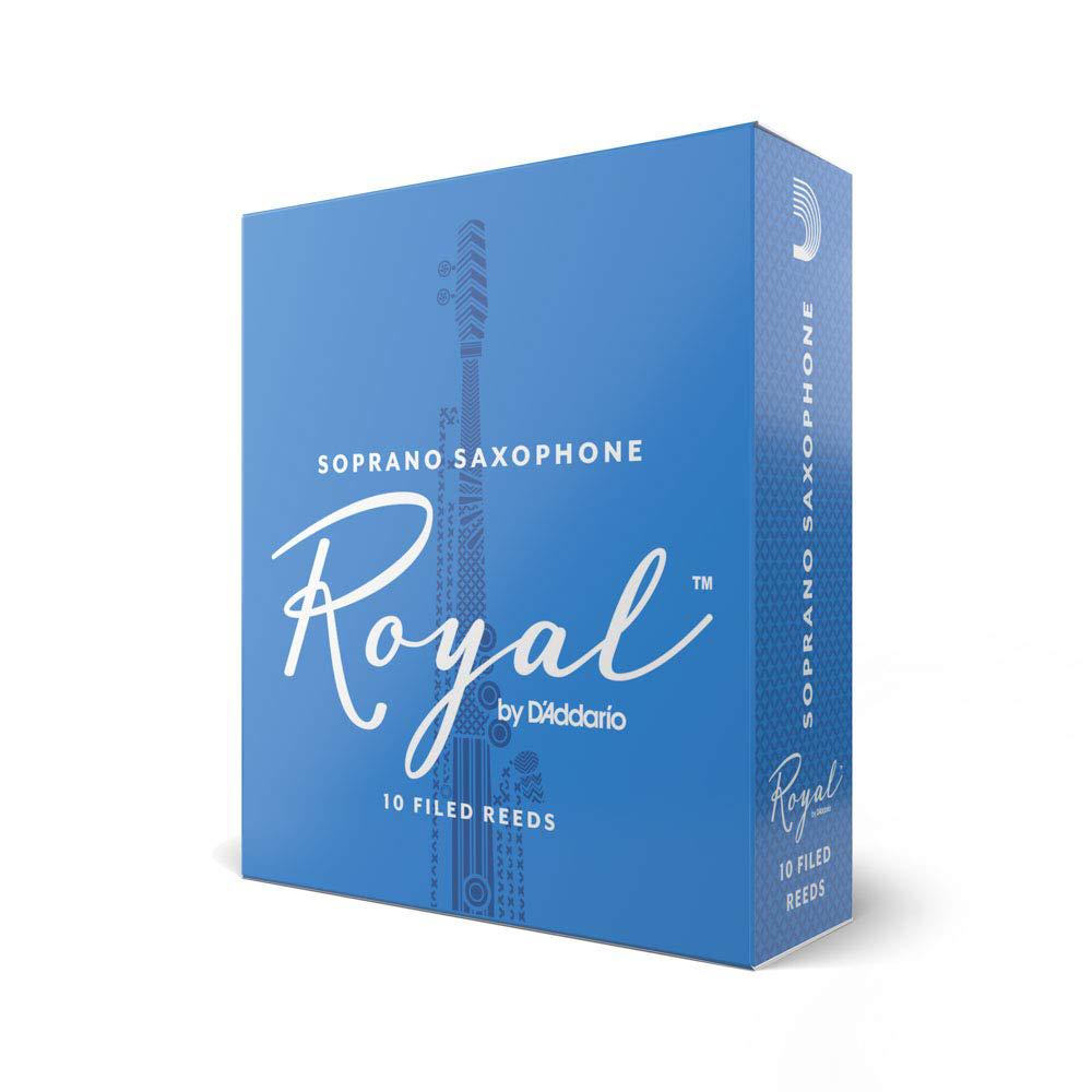 D'Addario - Cañas Royal para Sax Soprano, 10 Piezas Mod.RIB10__