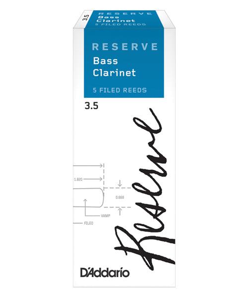 D'Addario - 5 Cañas Reserve Classic para Clarinete Bajo Mod.RER05__(5)