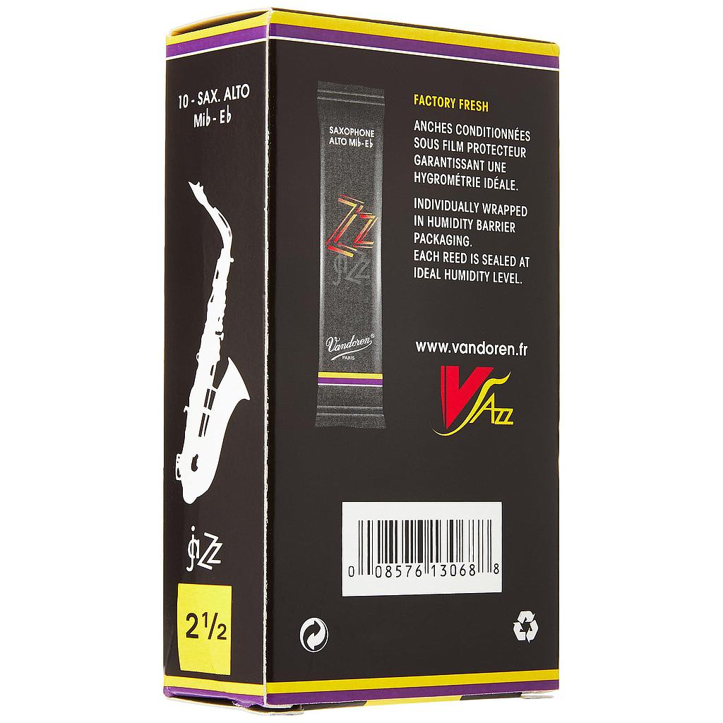 Vandoren - 10 Cañas ZZ para Saxofón Alto Mod.SR41__