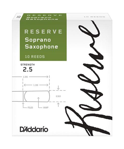 D'Addario - 10 Cañas Reserve para Saxofón Soprano Mod.DIR10__