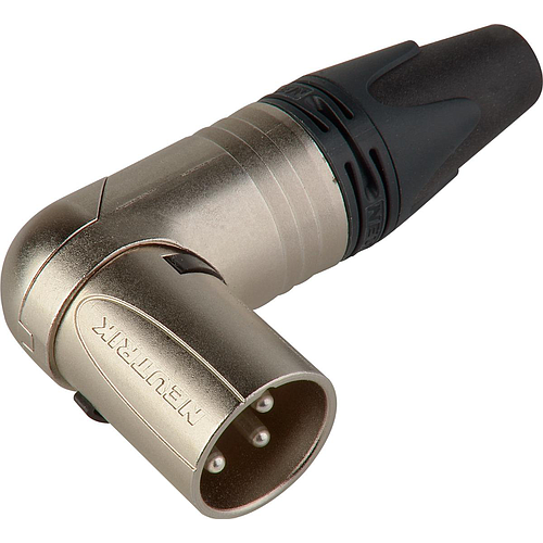 Neutrik - Conector XLR Macho Angulado 3 Polos Serie RX Mod.NC3MRX_28