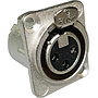 Neutrik - Conector XLR Hembra de 3 Polos Serie D-LX Mod.NC3FD-LX_42