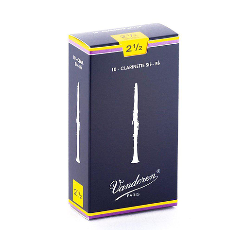 Vandoren - 50 Cañas V21 para Clarinete Sib Medida: 2 1/2 Mod.CR1025(50)_6
