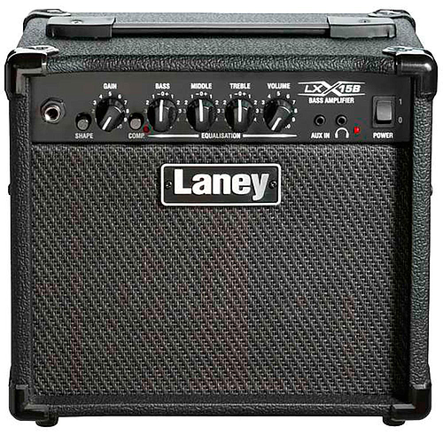 Laney - Combo LX para Bajo Eléctrico, 15W 2x5" Mod.LX15B