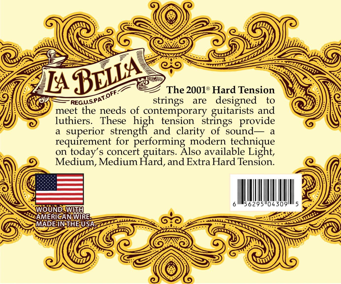 La Bella - Encordado para Guitarra Clásica 2001 Tension Dura Mod.2001HARD_2