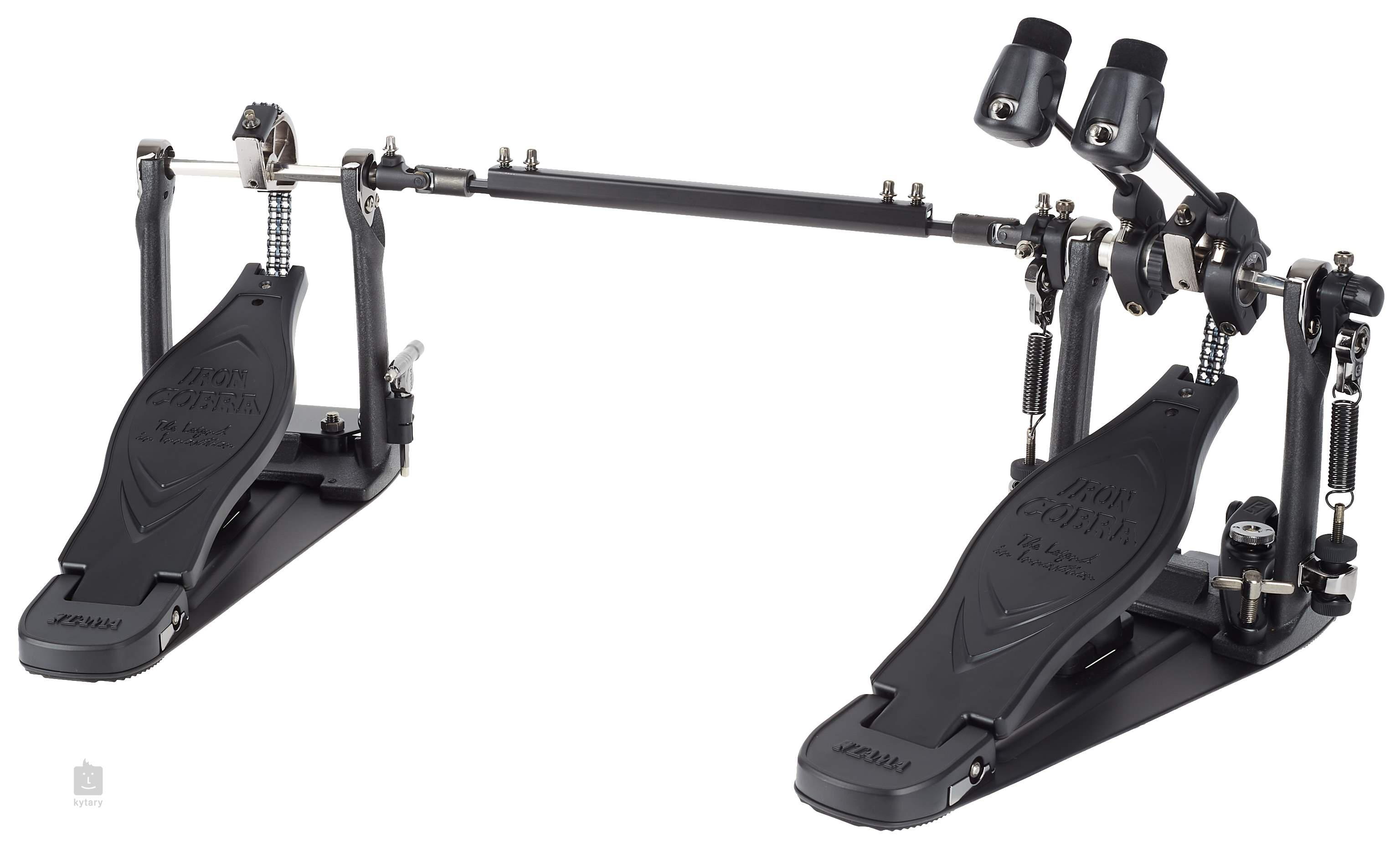 Tama - Pedal Doble Iron Cobra Rolling Glide Blackout Limited Edition para Bombo con Estuche Mod.HP900RWNBK_9