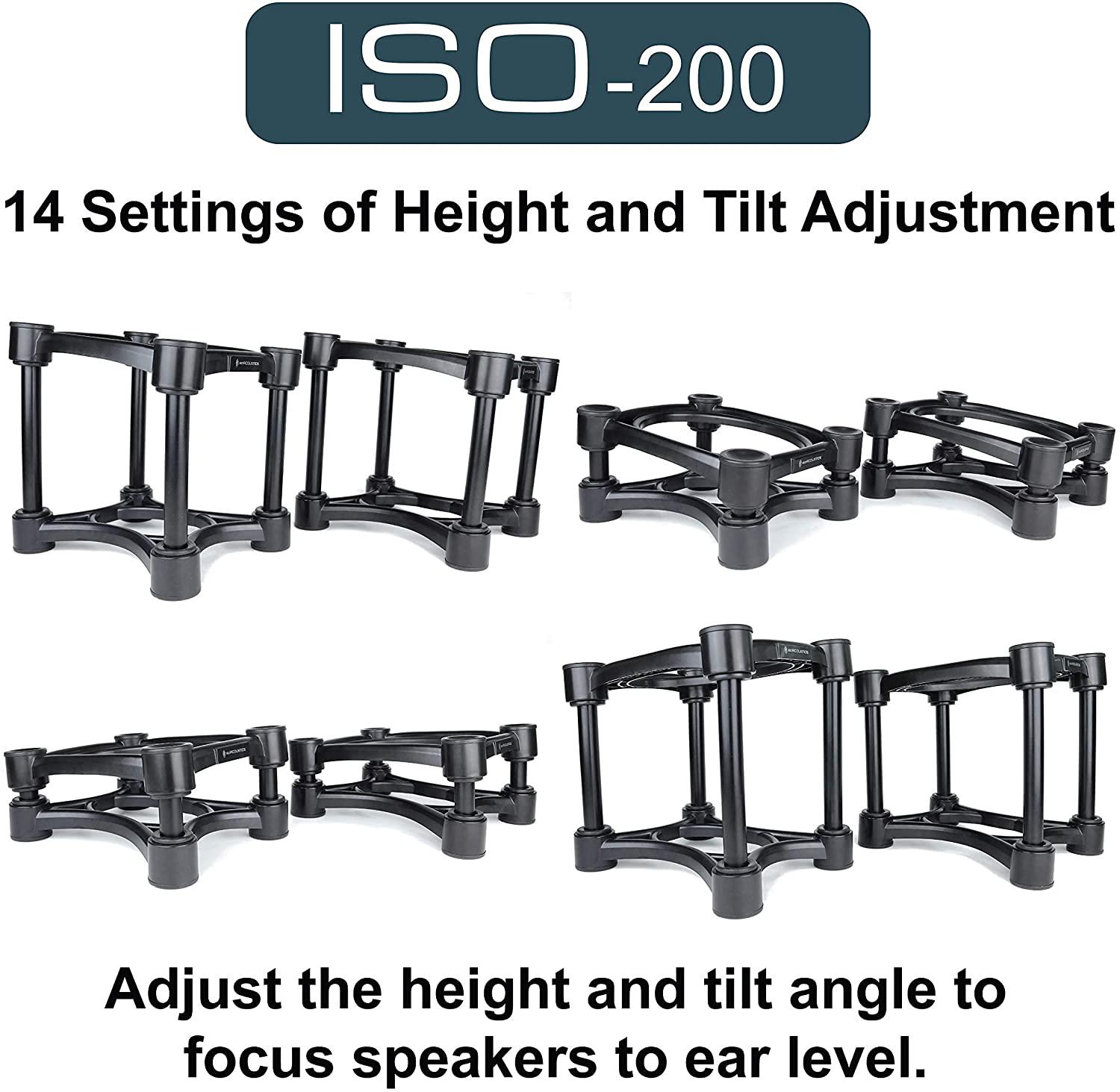 ISO Acoustics - Bases para Monitores de Estudio Mod.ISO-200_10