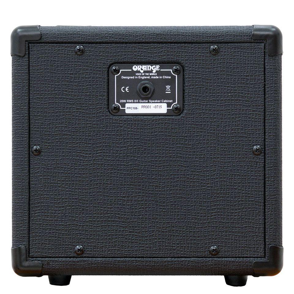 Orange - Bafle para Guitarra Electrica 20W 1x8" Cerrado, Color: Negro Mod.PPC108 BK_47