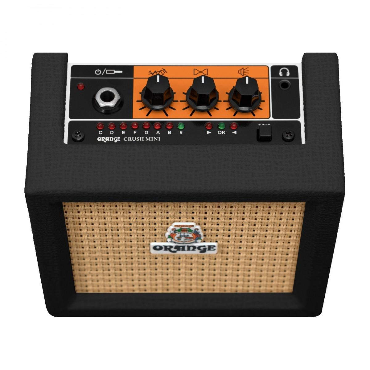 Orange - Combo Crush Mini para Guitarra Electrica 3 W 1x4", Color: Negro Mod.Crush Mini BK_50