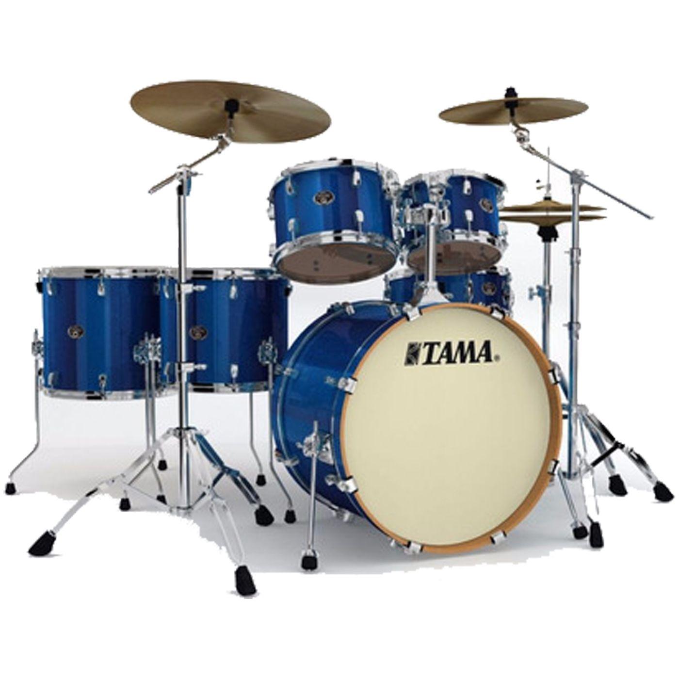 Tama - Batería Silverstar 6 Piezas, Color: Azúl con Atriles Mod.VD62RS-ISP_7