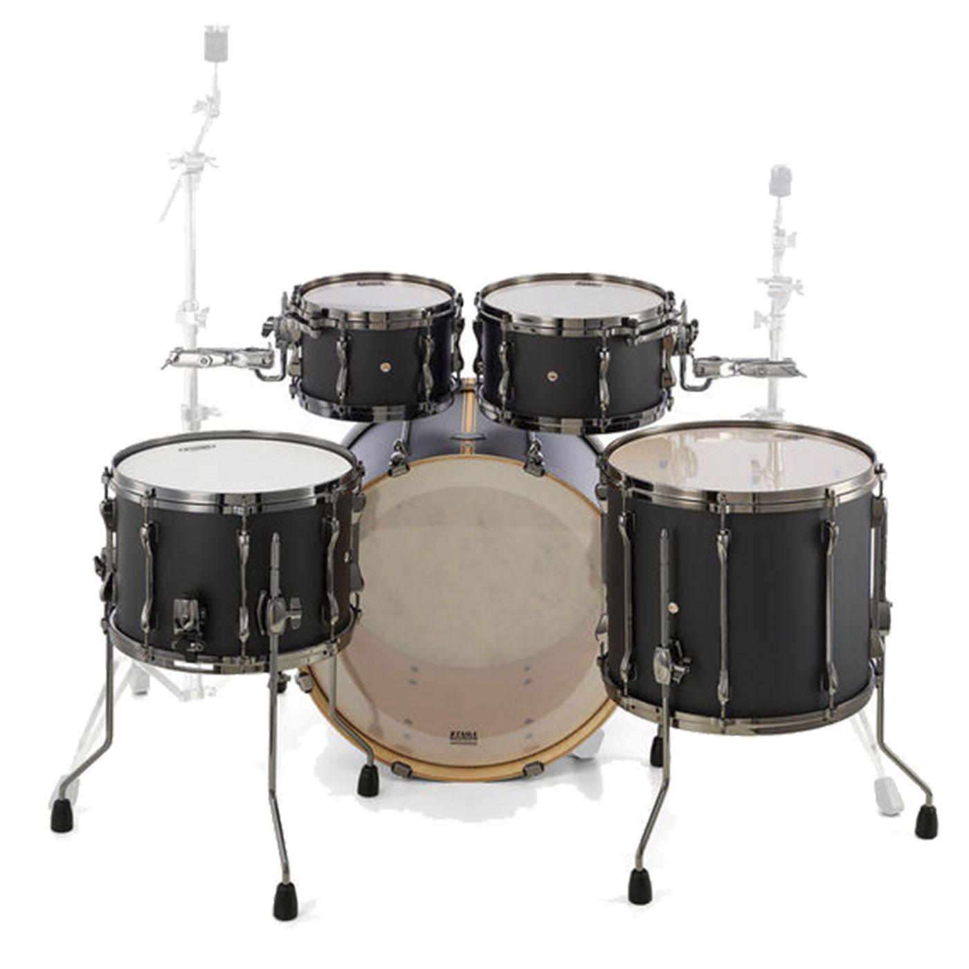 Tama - Batería Superstar Hyper-Drive Maple de 5 Piezas con Atriles, Color: Negra Mod.ML52HZBN2-FBV_29