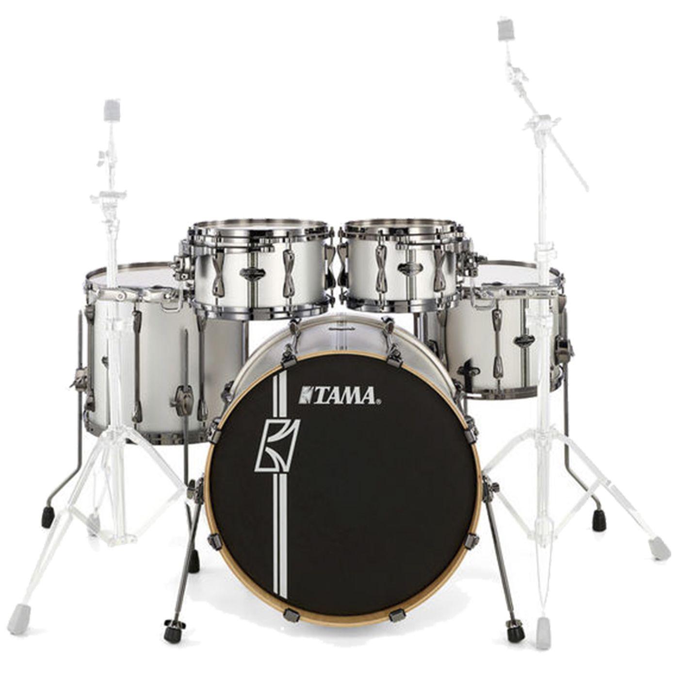 Tama - Batería Superstar Hyper-Drive Maple de 5 Piezas con Atriles, Color: Plata Mod.ML52HZBN2-SSV_30