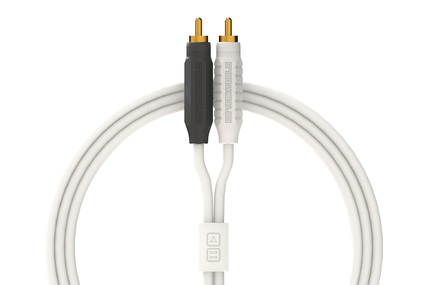 DJTT - Cable de Audio RCA a RCA 2 de 2 mts, Color: Blanco_6