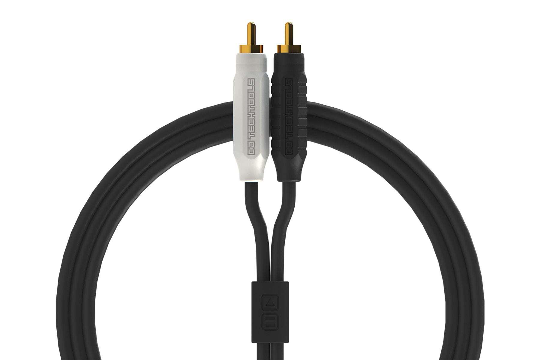 DJTT - Cable de Audio RCA a RCA 2 de 2 mts, Color: Negro_10