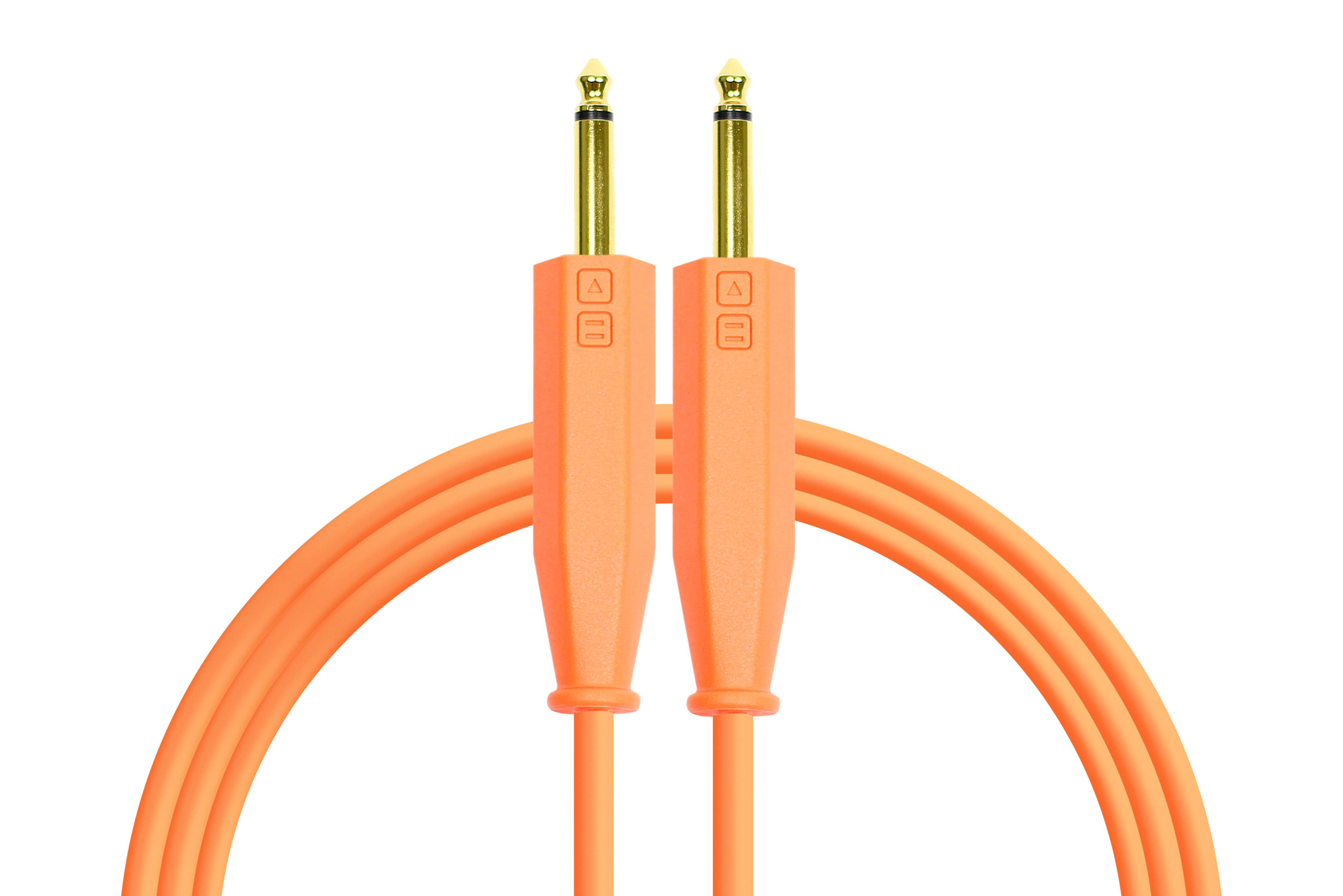 DJTT - Cable de Audio 1/4 a 1/4 de 1.5 mts, Color: Naranja_11