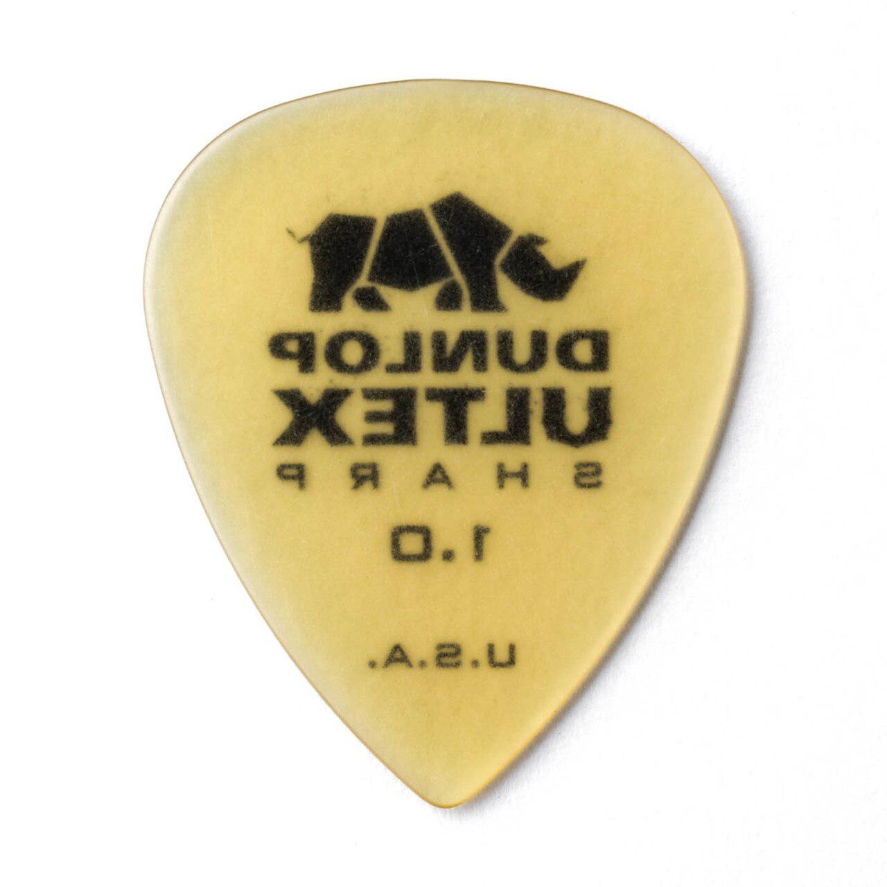 Dunlop - 6 Plumillas Ultex Sharp, Calibre: 1.00 mm Mod.433P1.00_21