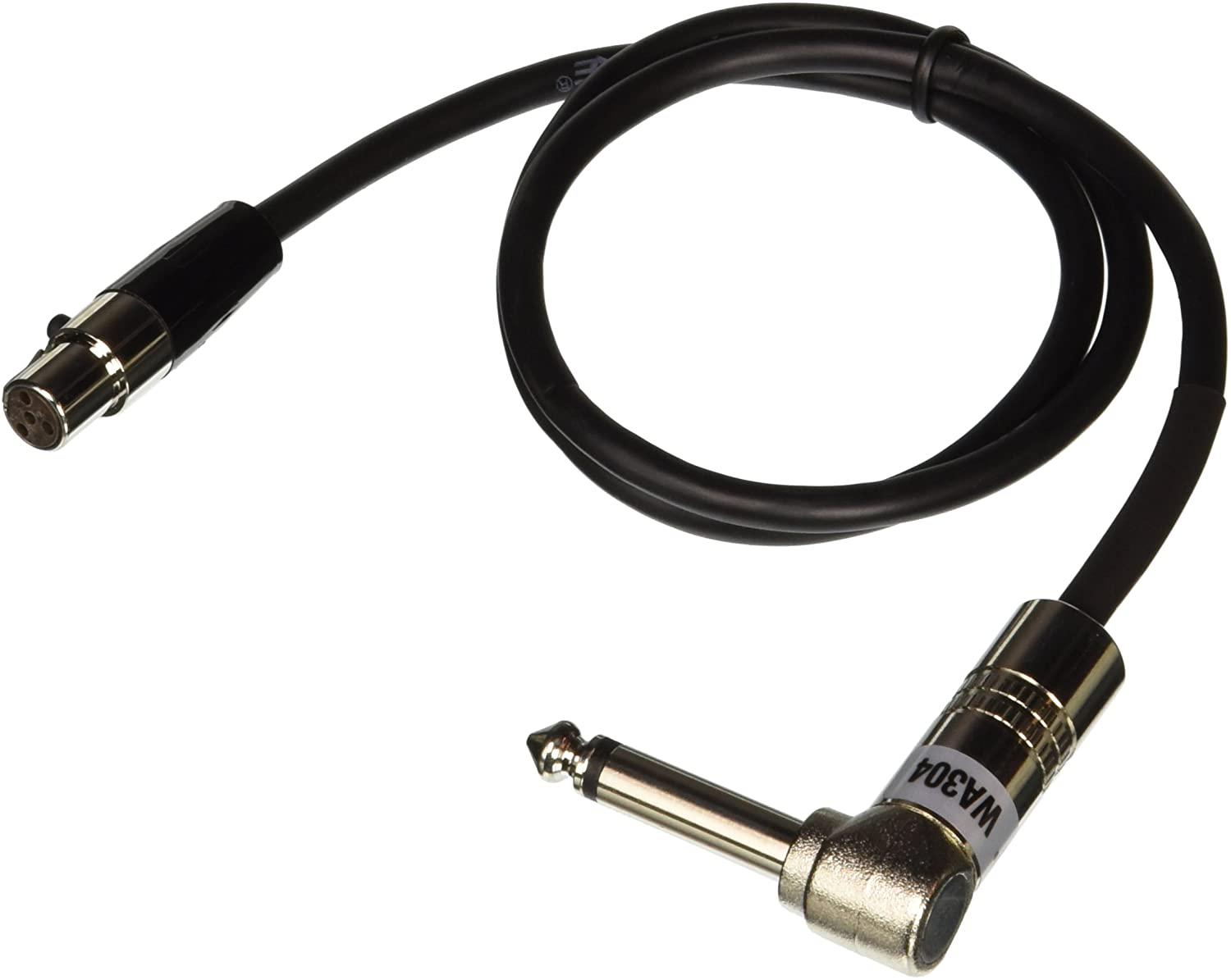 Shure - Cable de Instrumento con Conector Plug Angulado a TQG (TA4F) Mod.WA304_2