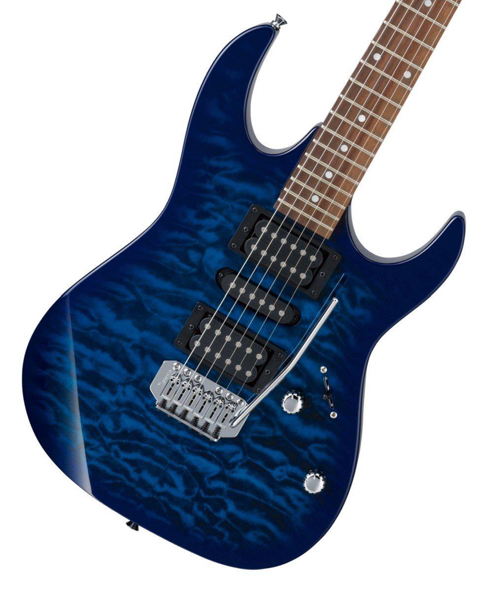 Ibañez - Guitarra Eléctrica RX, Color: Azúl Transp. Mod.GRX70QA-TBB_12