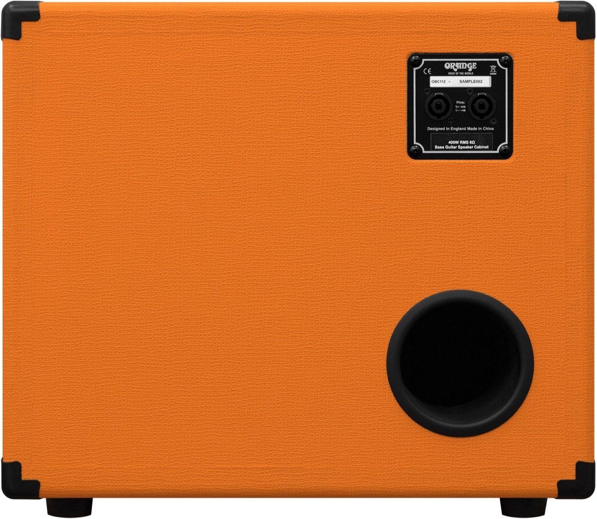 Orange - Bafle OBC Cerrado para Bajo Eléctrico 400W 1x12" Mod.OBC112_27