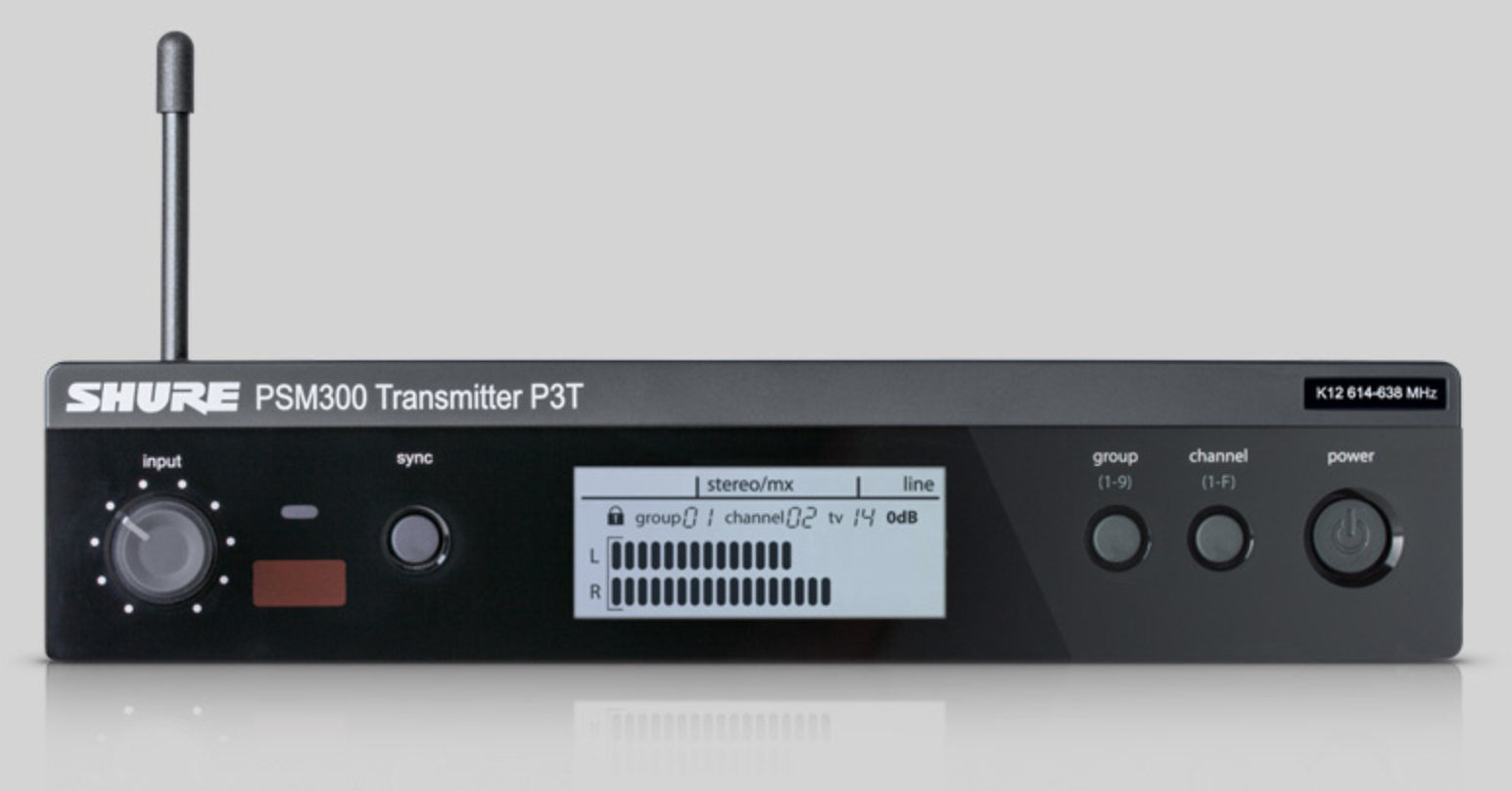Shure - Transmisor Inalámbrico para Sistema PSM300 Mod.P3T_45