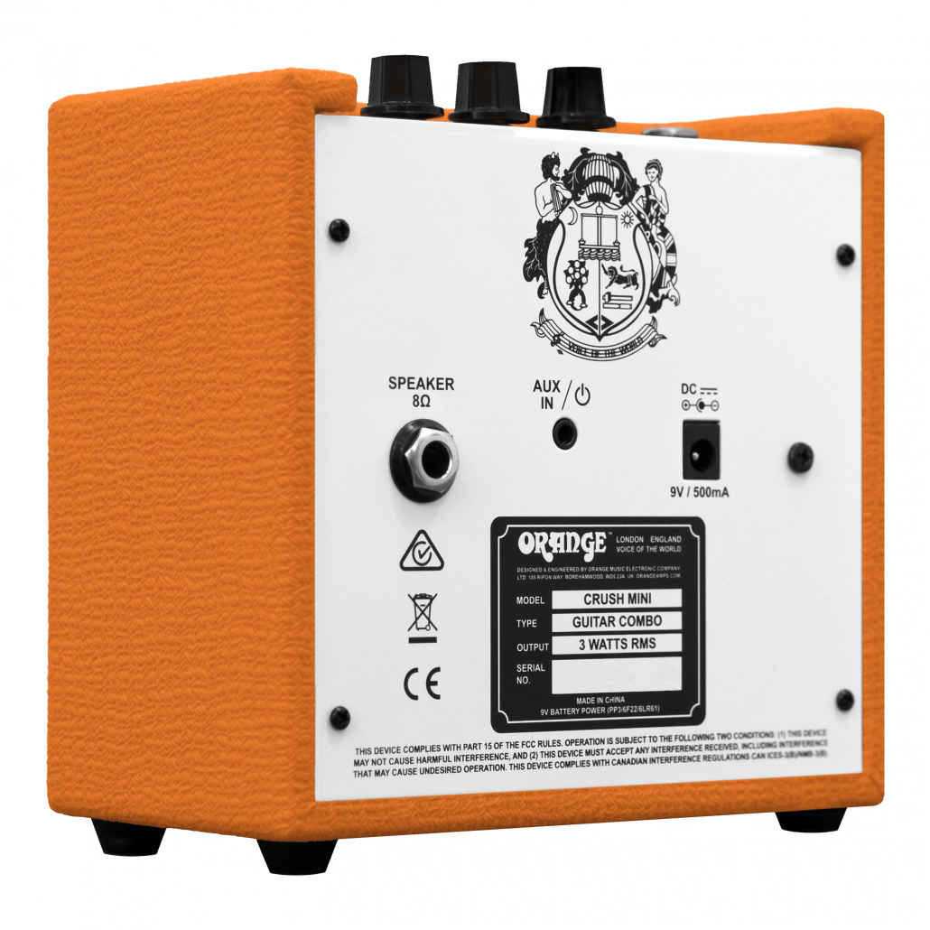 Orange - Amplificador Crush Mini para Guitarra Eléctrica, 3W 1x4" Mod.CRUSH MINI_4