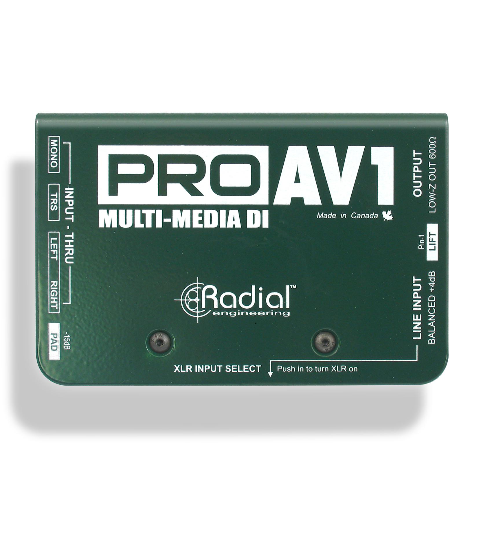 Radial - Caja Directa Pasiva Multimedia Mod.ProAV1_54