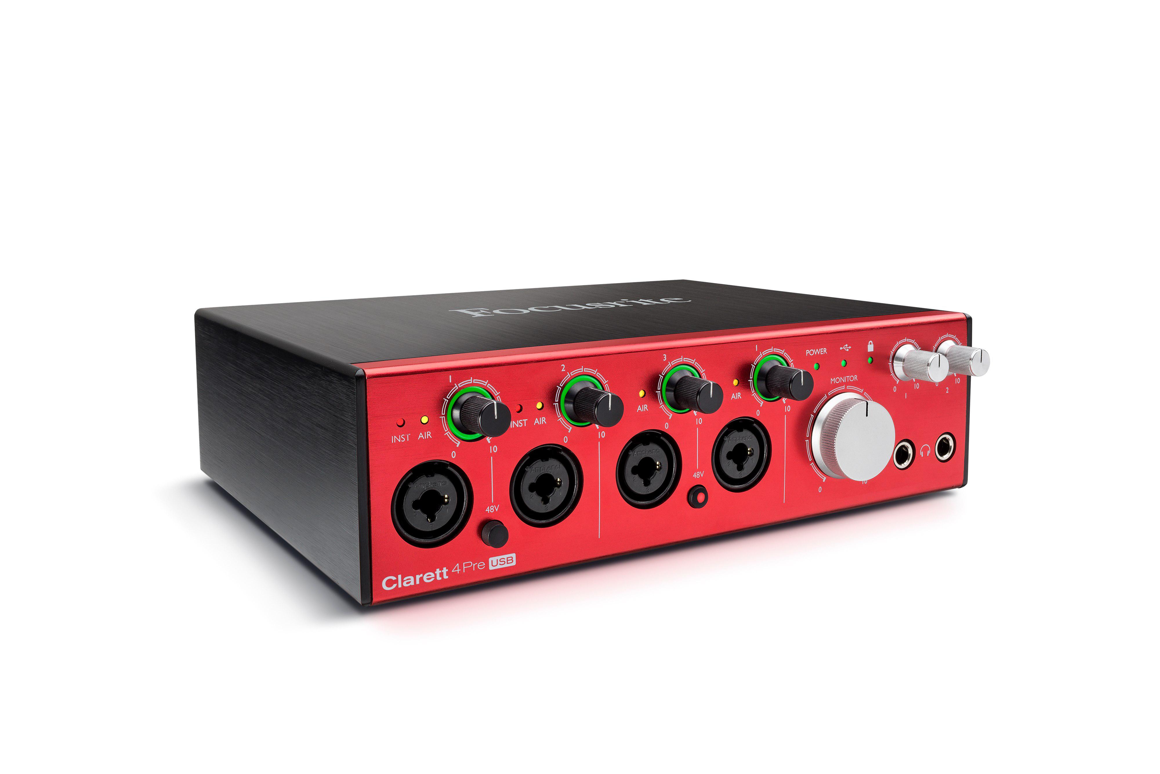 Focusrite - Interfase de Audio USB Clarett 4 Pre Mod.MOCL0007_90