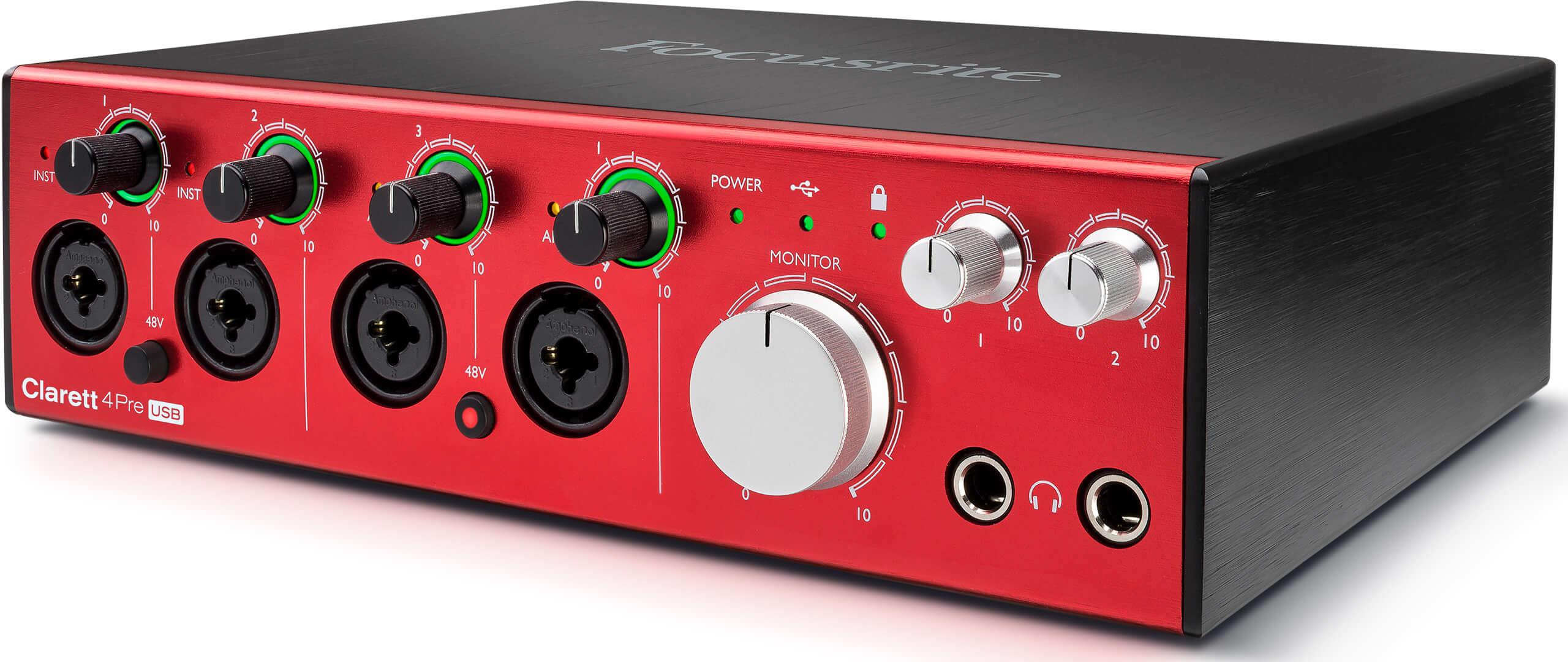 Focusrite - Interfase de Audio USB Clarett 4 Pre Mod.MOCL0007_96