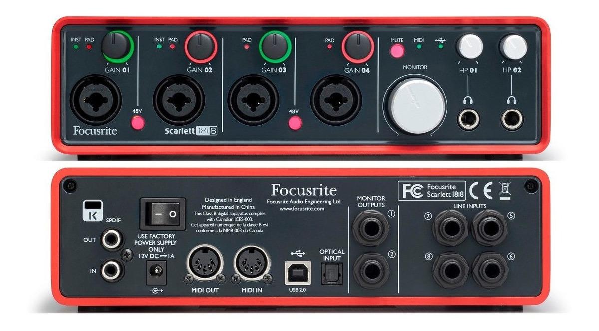 Focusrite - Scarlett 18i8 2da Gen. Mod.MOSC0018_11