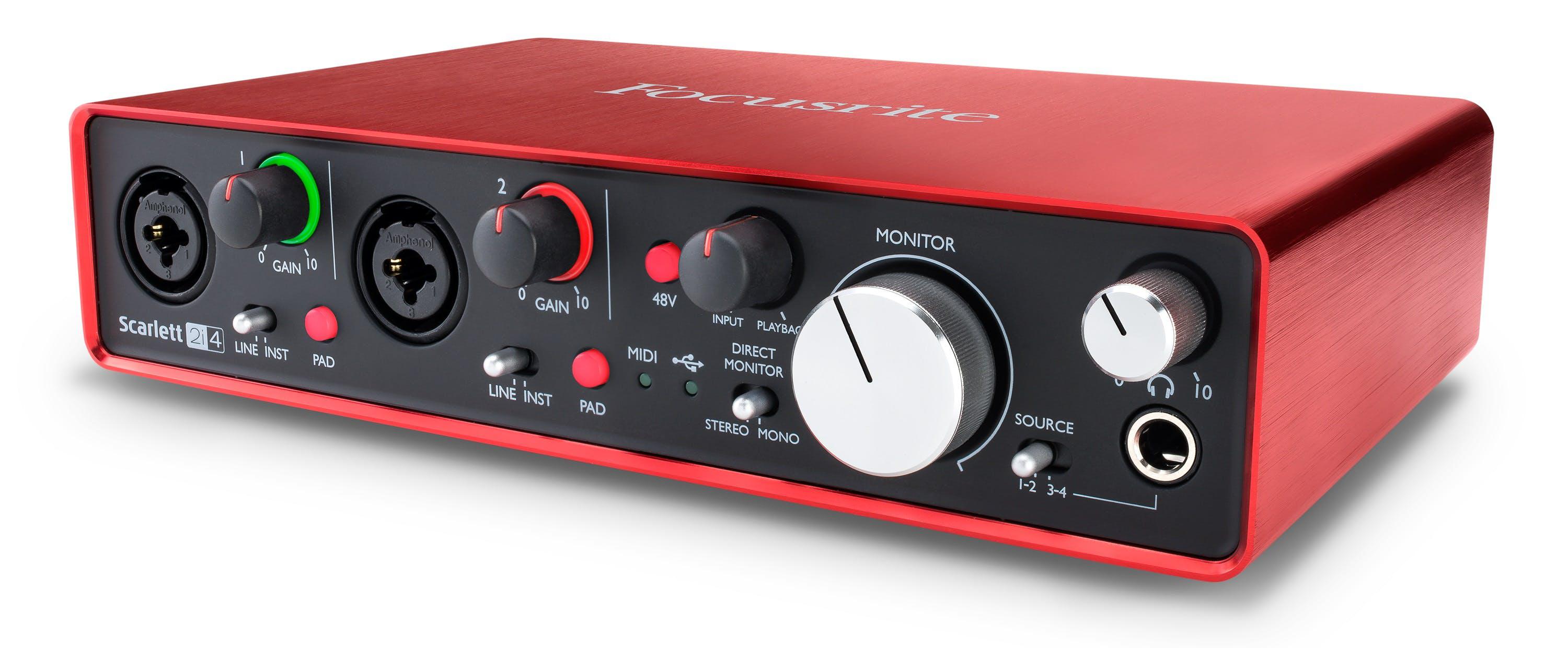 Focusrite - Interfaz de Audio Scarlett 2i4, 2da Gen. Mod.MOSC0014_81