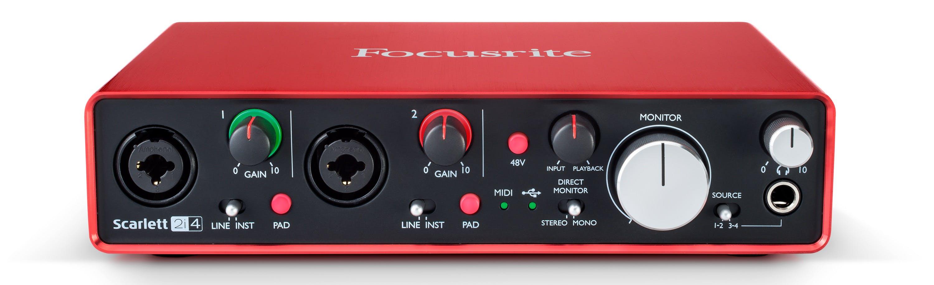 Focusrite - Interfaz de Audio Scarlett 2i4, 2da Gen. Mod.MOSC0014_82