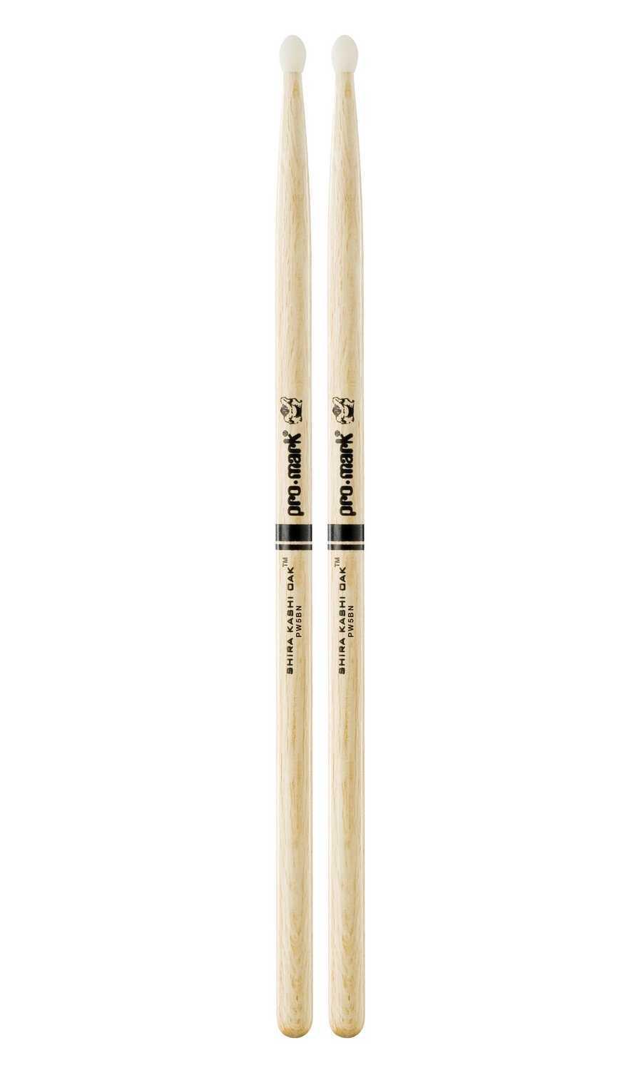 Promark - Baqueta 5B de Roble Punta de Nylon Mod.PW5BN_2