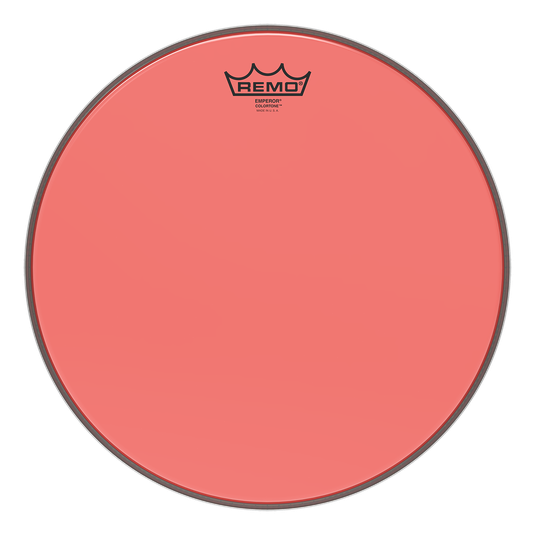 Remo - Parche Colortone Emperor, Color: Rojo Tamaño: 14" Mod.BE-0314-CT-RD_5