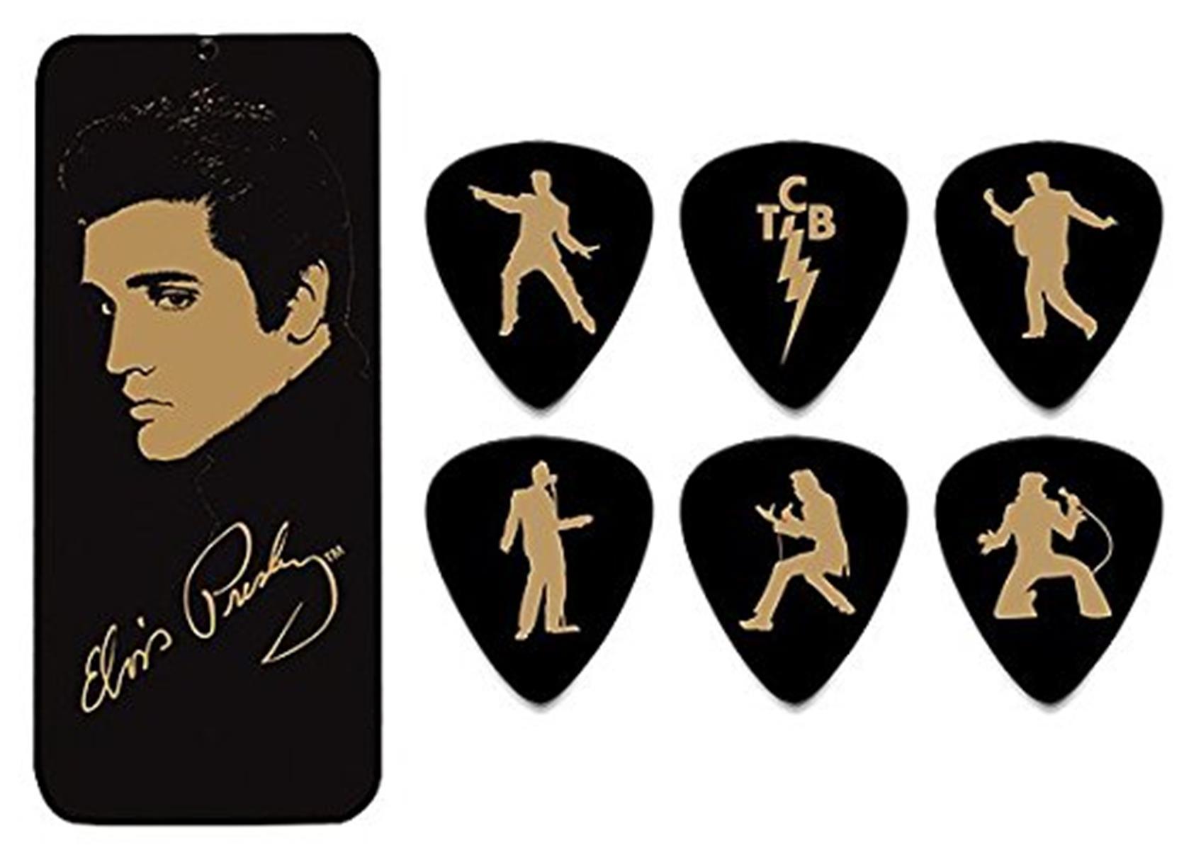 Dunlop - Plumillas Elvis Presley Portrait con Estuche Mod.EPPT04_58