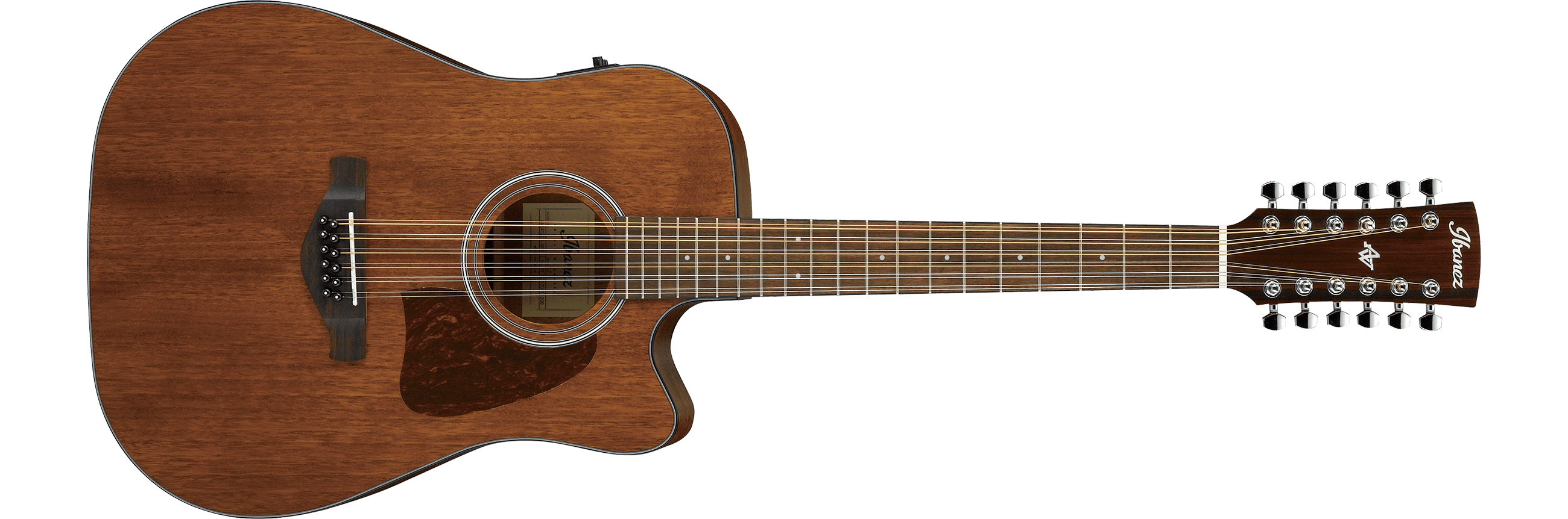 Ibañez - Guitarra Electroacústica Artwood de 12 Cuerdas, Color: Caoba Poro Abierto Mod.AW5412CE-OPN_127