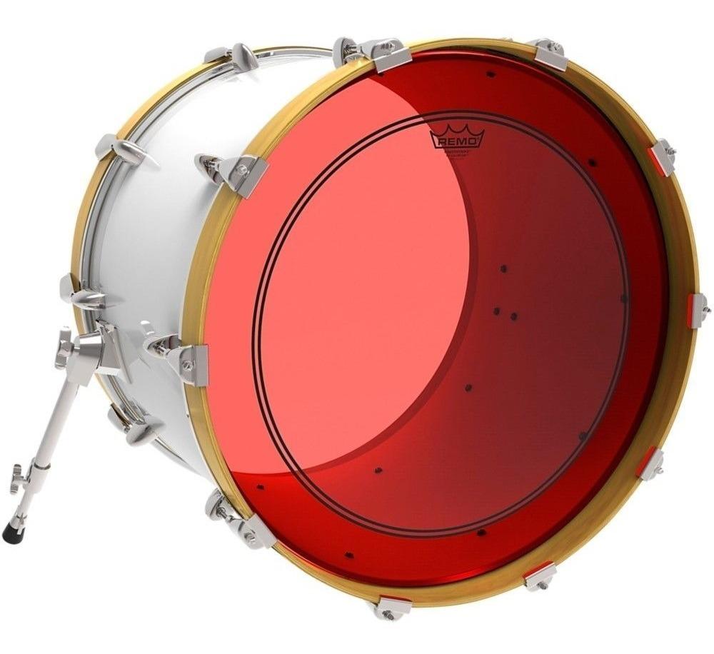 Remo - Parche Colortone Powerstroke P3, Tamaño: 22" Color: Rojo Mod.P3-1322-CT-RD_190