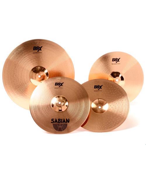 Sabian - Set de Platillos B8X Perfomance (Hi-Hats de 14",  Crash Ride de 18" y Thin Crash de 14") Mod.45002X-14_27