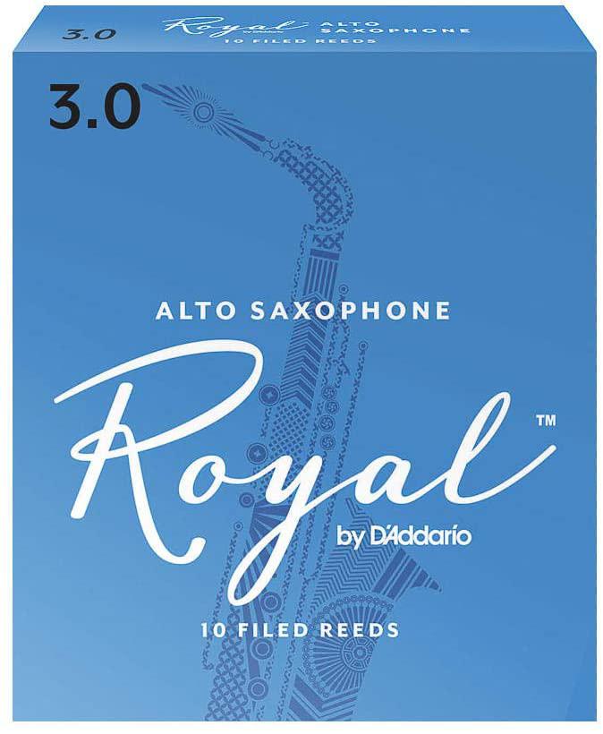 Rico - Cañas Royal para Sax Alto, 10 Piezas Medida: 3 Mod.RJB1030_206