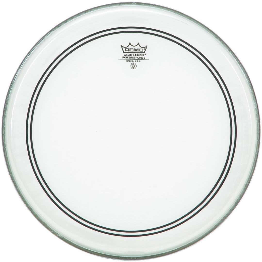 Remo - Parche Clear Powerstroke 3, Tamaño: 22 Mod.P3-1322-C2_290