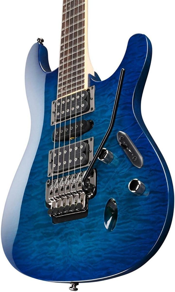 Ibañez - Guitarra Eléctrica S, Color: Azúl Sombra Mod.S670QM-SPB_202