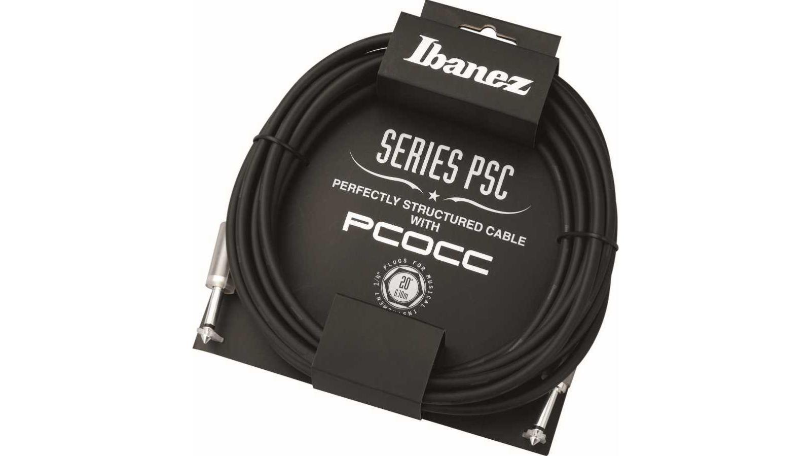Ibañez - Cable para Instrumento PSC 6.10 m. Recto, Color Negro Mod.PSC20_83