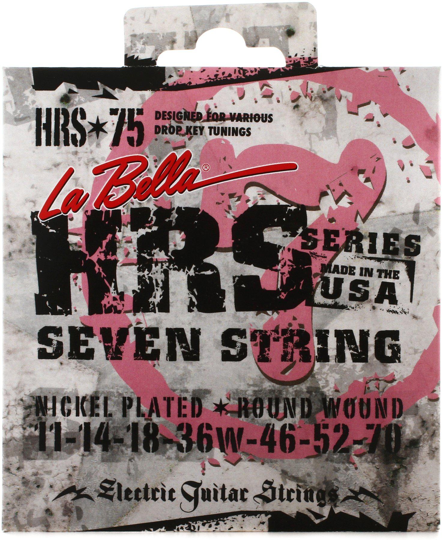 La Bella - Encordado HRS para Guitarra Eléctrica de 7 Cuerdas, 11-70 Mod.HRS-75_156