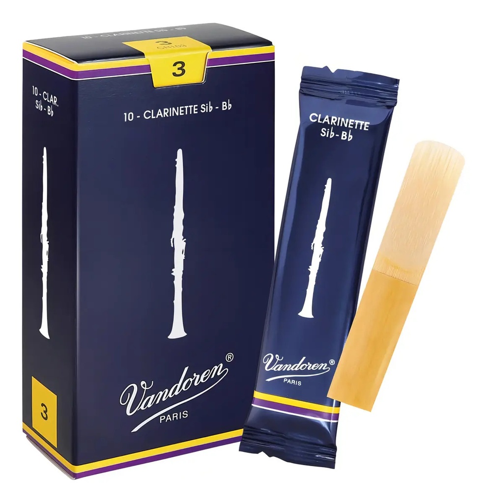 10 Cañas Vandoren Para Clarinete Sib 2 1/2 Cr1025