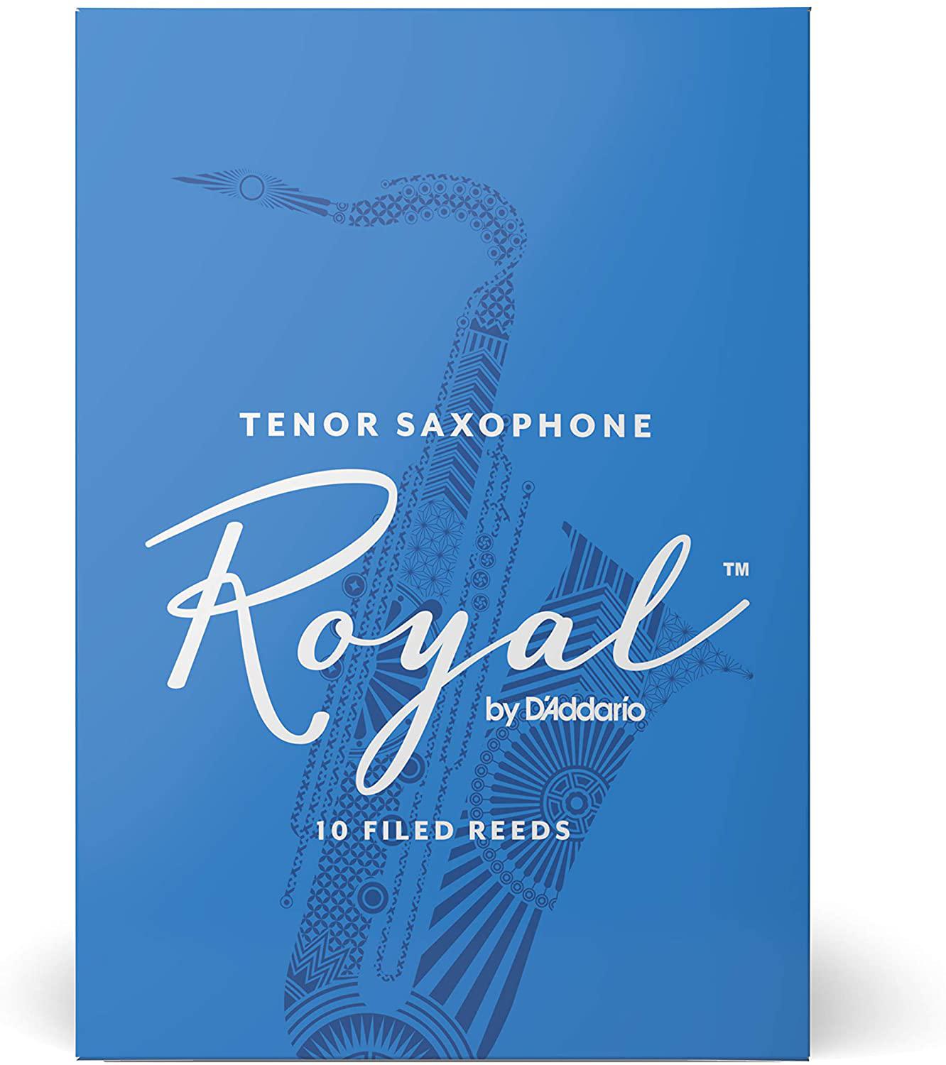 Rico - Cañas Royal para Sax Tenor, 10 Piezas Medidas: 3 1/2 Mod.RKB1035_261