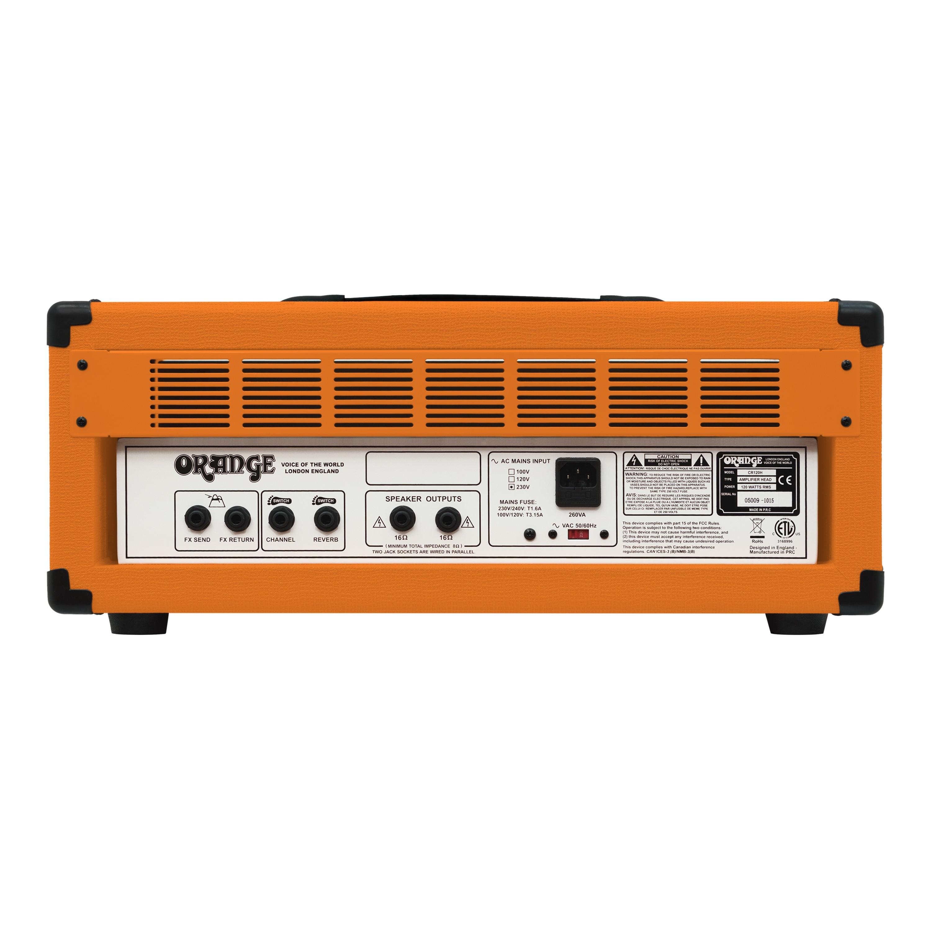 Orange - Amplificador Crush Pro para Guitarra Electrica, 120W Mod.CR120H_90