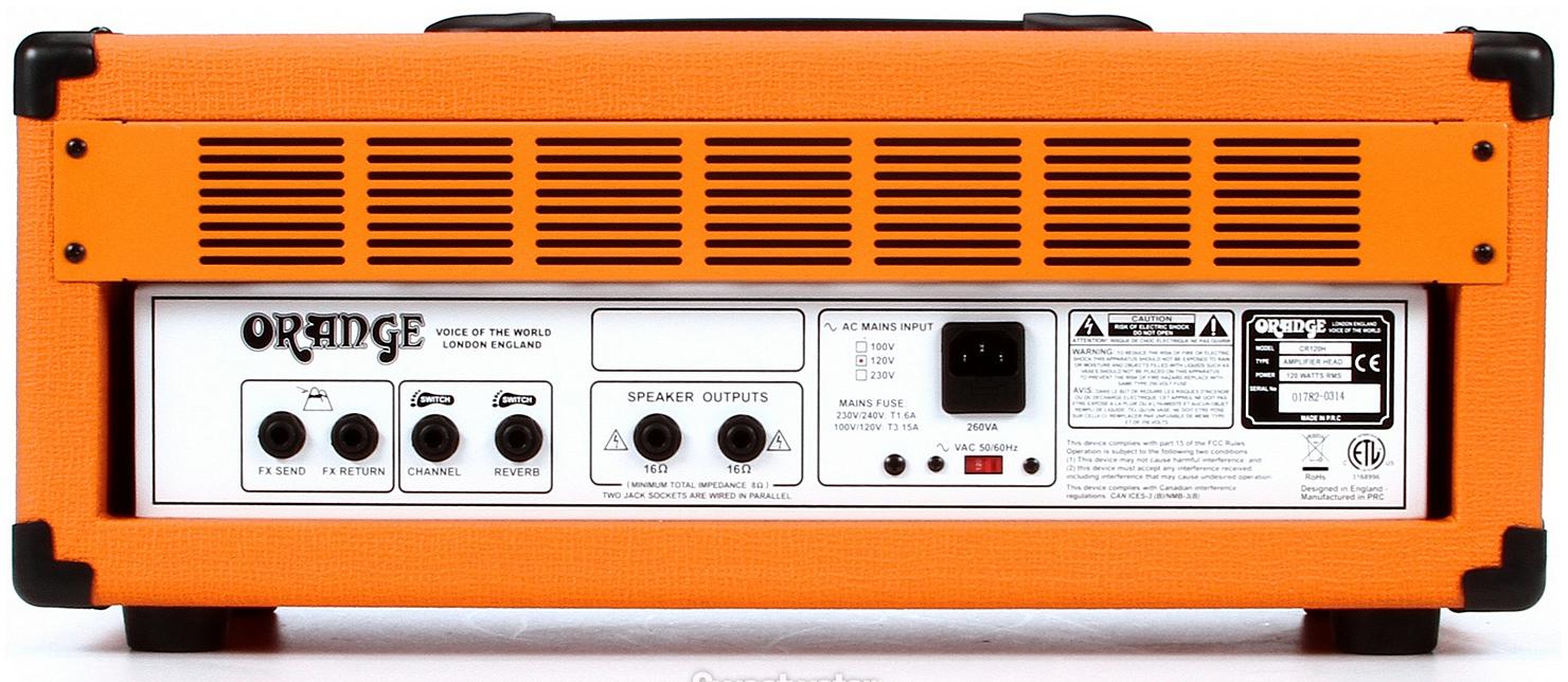 Orange - Amplificador Crush Pro para Guitarra Electrica, 120W Mod.CR120H_91