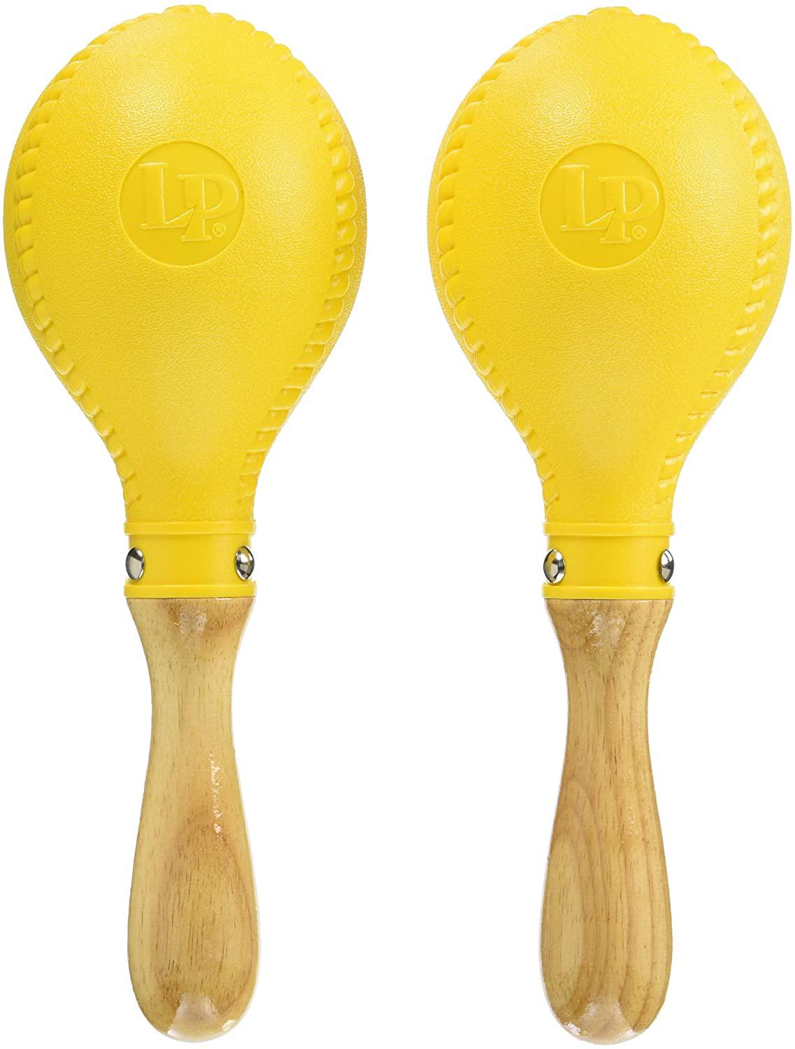 Latin Percussion - Maracas Profesionales, Material Plastico Color Amarillo Mod.LP281_23