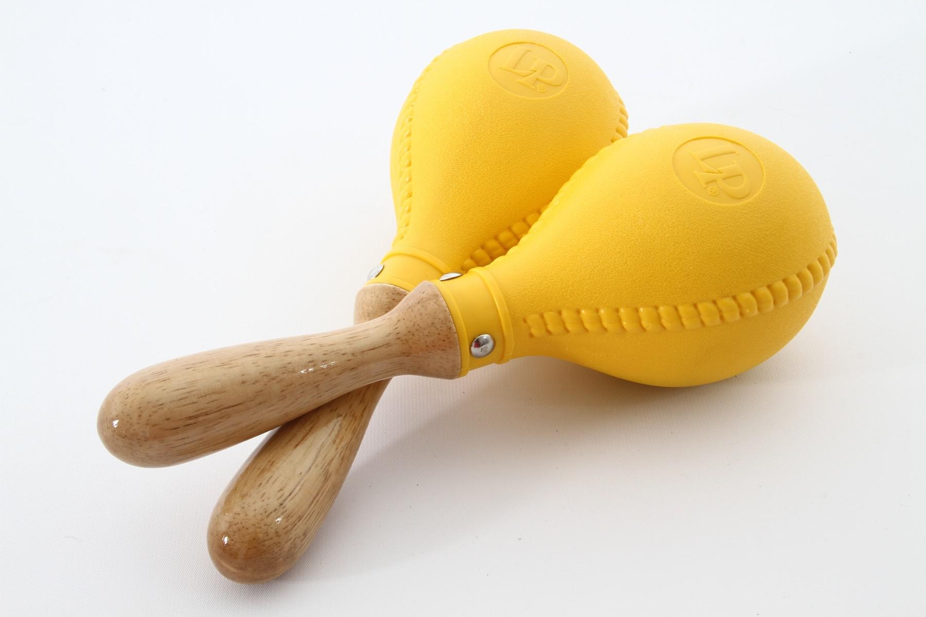 Latin Percussion - Maracas Profesionales, Material Plastico Color Amarillo Mod.LP281_24