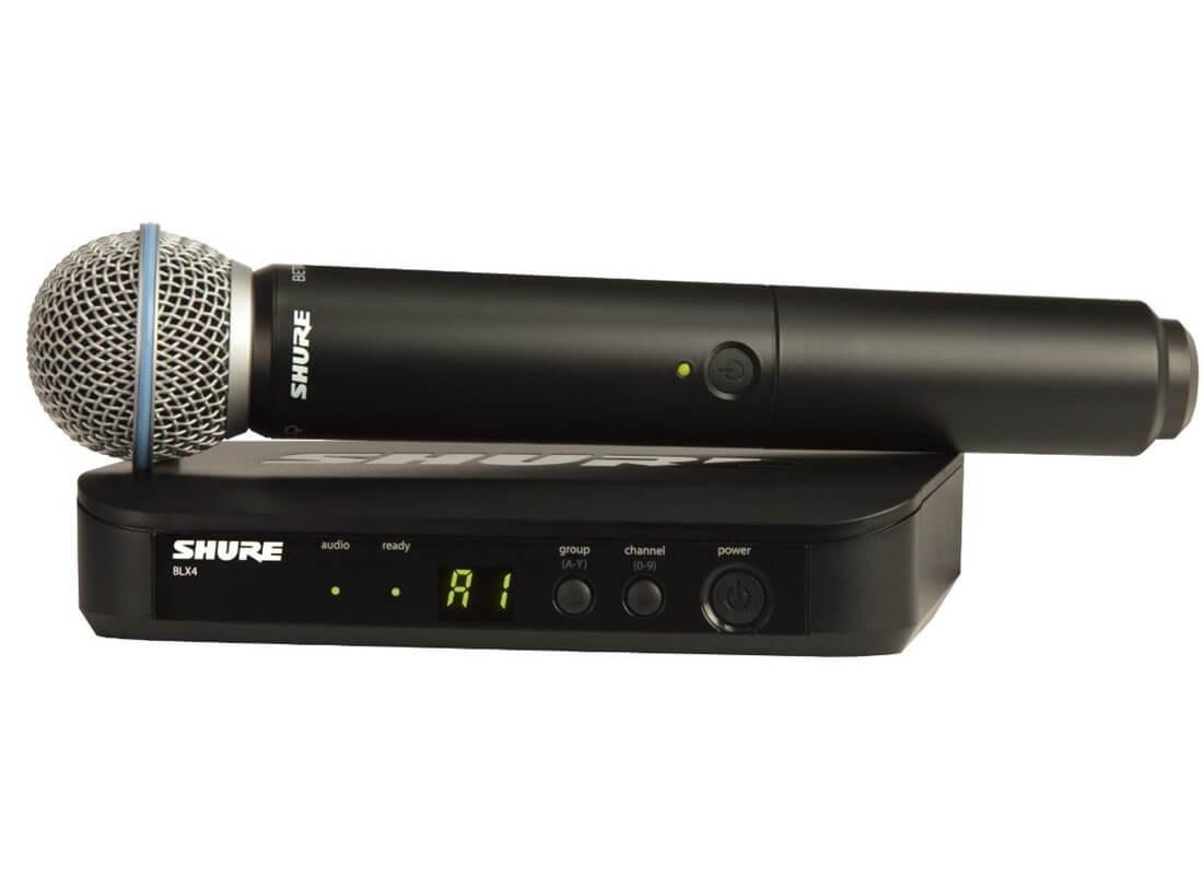 Shure - Sistema Inlámbrico con Micrófono Beta 58A Mod.BLX24/B58_10