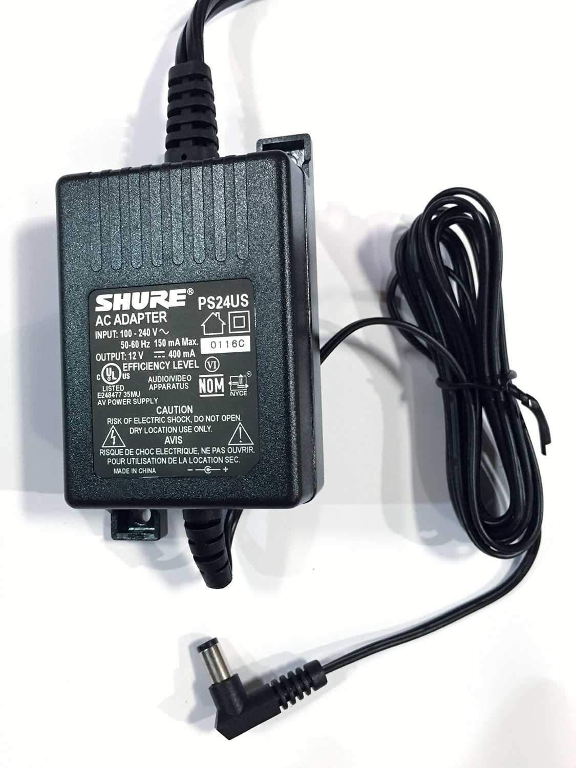 Shure - Eliminador para Receptores BLX, GLXD, PGXD SLX Mod.PS24US_36